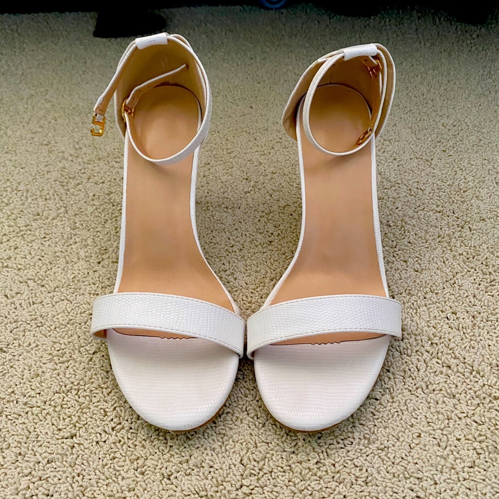 white heels size 8.5